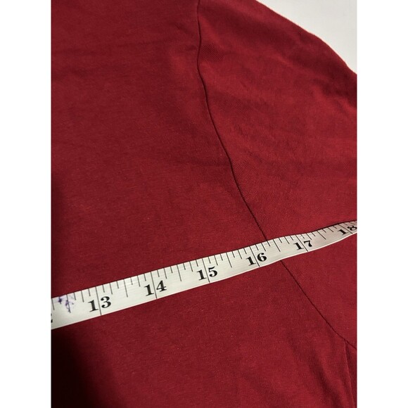 J Hill Women’s Red 3/4 Sleeve Stretch Top Size Xl (Extra Large) Rayon Blend - Picture 6 of 14